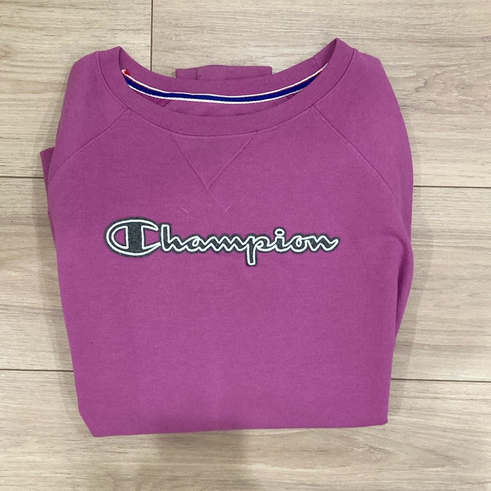 Champion Pink Crewneck Sweatshirt